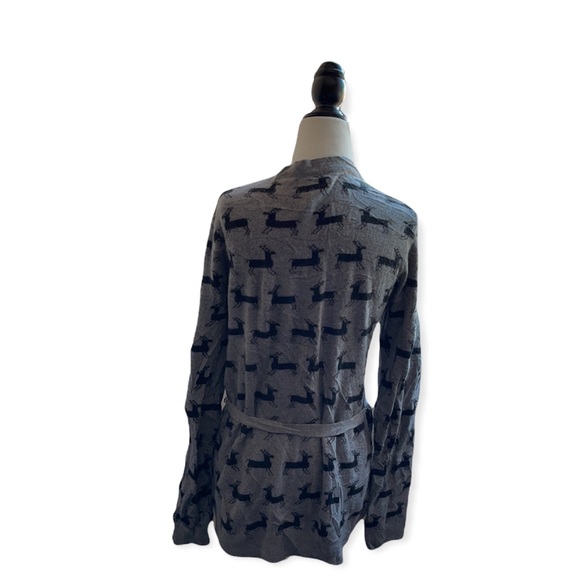 3/30 Kenar Lambswool Long Sleeve Cardigan with tie belt Large - Picture 4 of 8